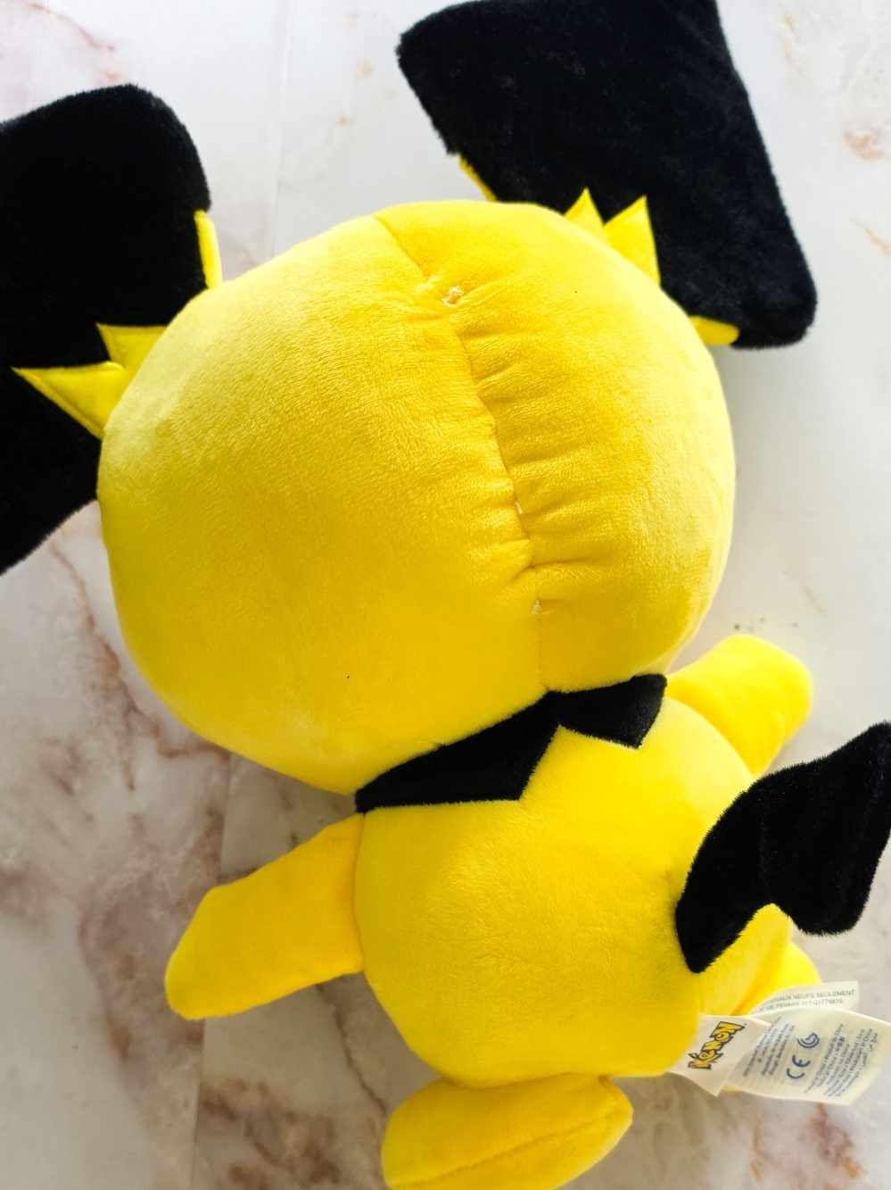 Build-A-Bear Pokemon Pichu Plush Authentic Large Ears Stuffed Animal NEW 2019 - Picture 3 of 4